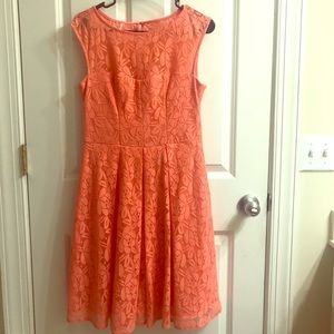 Apricot color dress